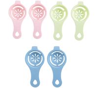 6PCS Uova Separatore Grado Alimentare Uova Bianco Strumento