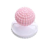 6pcs Washing Machine Filter Screen Anti Entanglement, Adhesive Hair Remover, Cleaning Floating Debris Ball Per Lavatrice(Pink)