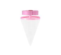 6pcs Washing Machine Floating Lint Filter Mesh Bag Reusable Flower Shaped Household for Hair Collector Per Lavatrice(Pink)