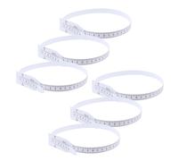 6Pcs White Plastic Infant Head Circumference Tape Measure Durable Measuring Tool