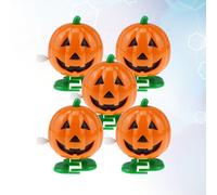 6pcs Wind-up Toy Clockwork Waking Smile Face Pumpkins Festa di Halloween Favore