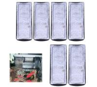 6Pezzi Filtro Carbone Acquario, Filtri Acquario Acquario Cotone Sostituzione,135x55mm Spugna Filtro Acquario Serbatoio di Pesce Elemento Carbonio Filtro per Acquario per Serbatoio di Pesce