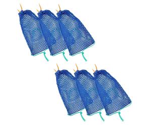 6Piece Granchio Trappola Esca Borsa Con Locker Portatile Pesci Trappola da Pesca