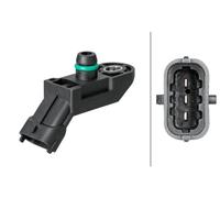 6PP 009 400-111 HELLA Sensore, Pressione collettore d'aspirazione per ABARTH,ALF