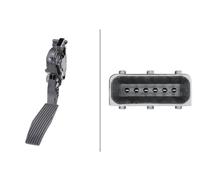 6PV 009 765-711 HELLA Sensore, Posizionamento pedale acceleratore per BUICK,CADI