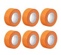 6pz 25mm 1" Largo 20m 21 Iarde Mascheratura Nastro Nastro Rotoli Arancia