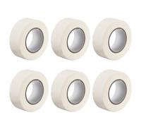 6pz 25mm 1" Largo 20m 21 Iarde Mascheratura Nastro Nastro Rotoli Bianco