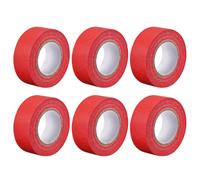 6pz 25mm 1" Largo 20m 21 Iarde Mascheratura Nastro Nastro Rotoli Rosso