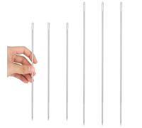 6pz Aghi da Cucito Lunghi da 25 cm e 30 cm, in Acciaio Inossidabile Ago da Cucito Extra Lungo Ago Gigante Aghi da Cucito a Mano con Cruna Grande per Progetti di Cucito e Artigianato