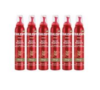 6pz Bilba Spuma Ricci Perfetti Extra Forte Germe Di Grano Schiuma Capelli 200ml