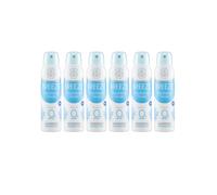 6pz BREEZE FRESCHEZZA TALCATA DEO CONTROL 48H DEODORANTE SPRAY CORPO 150ML Nuovo