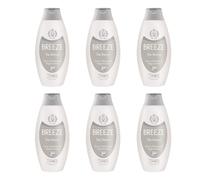 6pz Breeze The Bianco Doccia shampoo & Bagnoschiuma 3in1 Rilassante 400ml
