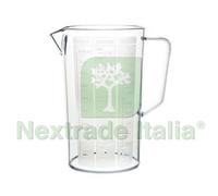 6PZ CARAFFA GRADUATA CON MANICO "FLORIDA" LT.1,5 Ø CM.12X19H.: