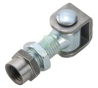 6PZ CARDINE A SALDARE CAVALLOTTO + BOCCOLA 376 COMBI ZINCATO REGOLABILE M18: