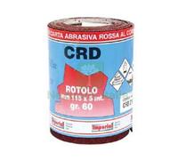 6PZ CARTA ABRASIVA SPAZIATA IN MINIROLL GRANA 120: