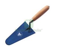 6PZ CAZZUOLA PUNTA TONDA MANICO LEGNO MM.180: