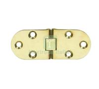 6PZ CERNIERA A BISCOTTO + FERMO OTTONE LUCIDO MM 80X30: