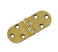 6PZ CERNIERA OTTONE A BISCOTTO SENZA FERMO - mm.30x80