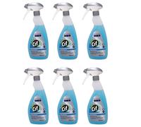 6pz CIF PROFESSIONAL VETRI & MULTIUSO detergente 750ml NUOVO
