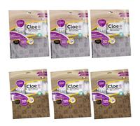 6pz Clendy Home & Care Cloe panni pavimenti per tutti i tipi di pavimento assort