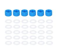 6pz Collegamento per Filtro Kit, Accoppiatore Pulizia Filtro Acqua con 30 Guarnizione Tenuta Compatibile con Sawyer Squeeze Filtrazione e Plastica Standard Bottiglia per Escursionismo Campeggio