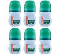 6pz Deodorante Borotalco Fresh roll-on freschezza attiva 50ml