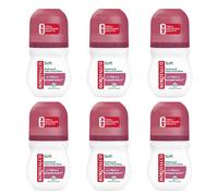 6pz Deodorante Borotalco Soft roll-on con talco e cristalli attivi 50ml