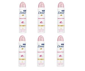 6pz DOVE Deodorante Spray BEAUTY FINISH 0% alcool 48H anti-trasp. 150ml