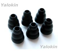 6Pz Eartips Per JBL Tune 230NC Live Free X NC+ Pro - Piccolo Nero Triple Flange