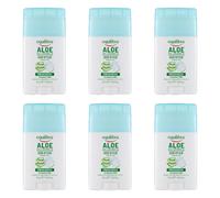 6pz EQUILIBRA deodorante stick Aloe ialuronica freschezza pelli sensibili 50ml