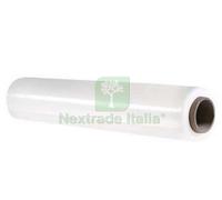6PZ FILM ESTENSIBILE MANUALE BIANCO CM.50H. LUNGHEZZA ROTOLO MT.300 SPESSORE MY: