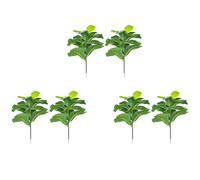 6PZ Foglia di Violino Artificiale Albero di Fico 19,6 Pollici Piante Finte 6966