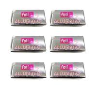 6pz FOLI’ Alluminio Floor Bar Rotolo Super resistente 120mm -100m