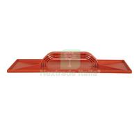 6PZ FRATTONE PLASTICA ARANCIO PESANTE CM 15X45: