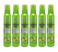 6pz Garnier Fructis Style HYDRA RICCI 5 IN 1 Mousse capelli Extra Forte 04 200ml