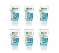 6pz GARNIER Pure Active Gel 3 in 1 detergente-scrub-maschera viso 150ml