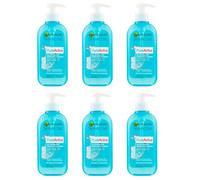 6pz GARNIER PURE ACTIVE Gel Detergente Purificante Quotidiano 200ml anti pori
