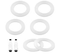 6pz Guarnizioni di Ricambio per Bottiglie Sodastream, O-Ring in Silicone Bianco per Bottiglie per Guarnizioni di Ricambio per Bottiglie Sodastream per Bottiglie in PET e Bottiglie in Plastica