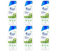 6pz Head&Shoulders shampoo anti-forfora cute sensibile con aloe vera 250ml