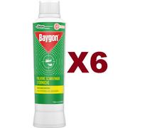 6PZ INSETTICIDA BAYGON POLVERE SCARAFAGGI E FORMICHE E INSETTI STRISCIANTI 250GR