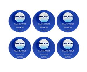 6pz LEOCREMA PELLE MORBIDA NUTRIENTE MULTIUSO Crema Corpo 150ml NUOVA ORIGINALE