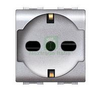 6PZ LIFE ART. 4050TEC PRESA BIPASSO SCHUKO TEC: