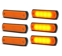 6Pz Luci Marker Laterali Anteriori LED Neon Per Camion Rimorchi Furgoni Auto