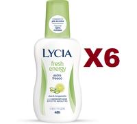 6PZ LYCIA FRESH ENERGY DEODORANTE VAPO NO GAS 75ML EXTRA FRESCO EFFETTO ASCIUTTO