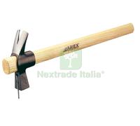 6PZ MARTELLO PER CARPENTIERE SALVAMANICO CON CALAMITA GR. 300: