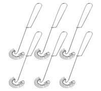 6Pz Mini Frusta Manuale A Spirale in Acciaio Strumento