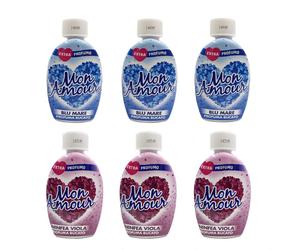 6pz MON AMOUR Profuma bucato extra profumo fragranze assortite 220ml