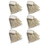 6pz MOP MIDDLE COTTON Mop Professionale in cotone per Pinza 400gr NUOVO