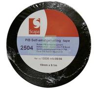 6PZ NASTRO AUTOAGGLOMERANTE SCAPA NERO MM 19 ML 9,1 SP MM 0,75: