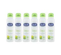 6pz Neutro Roberts Deodorante Spray 48h Fresco tè verde e lime 150ml